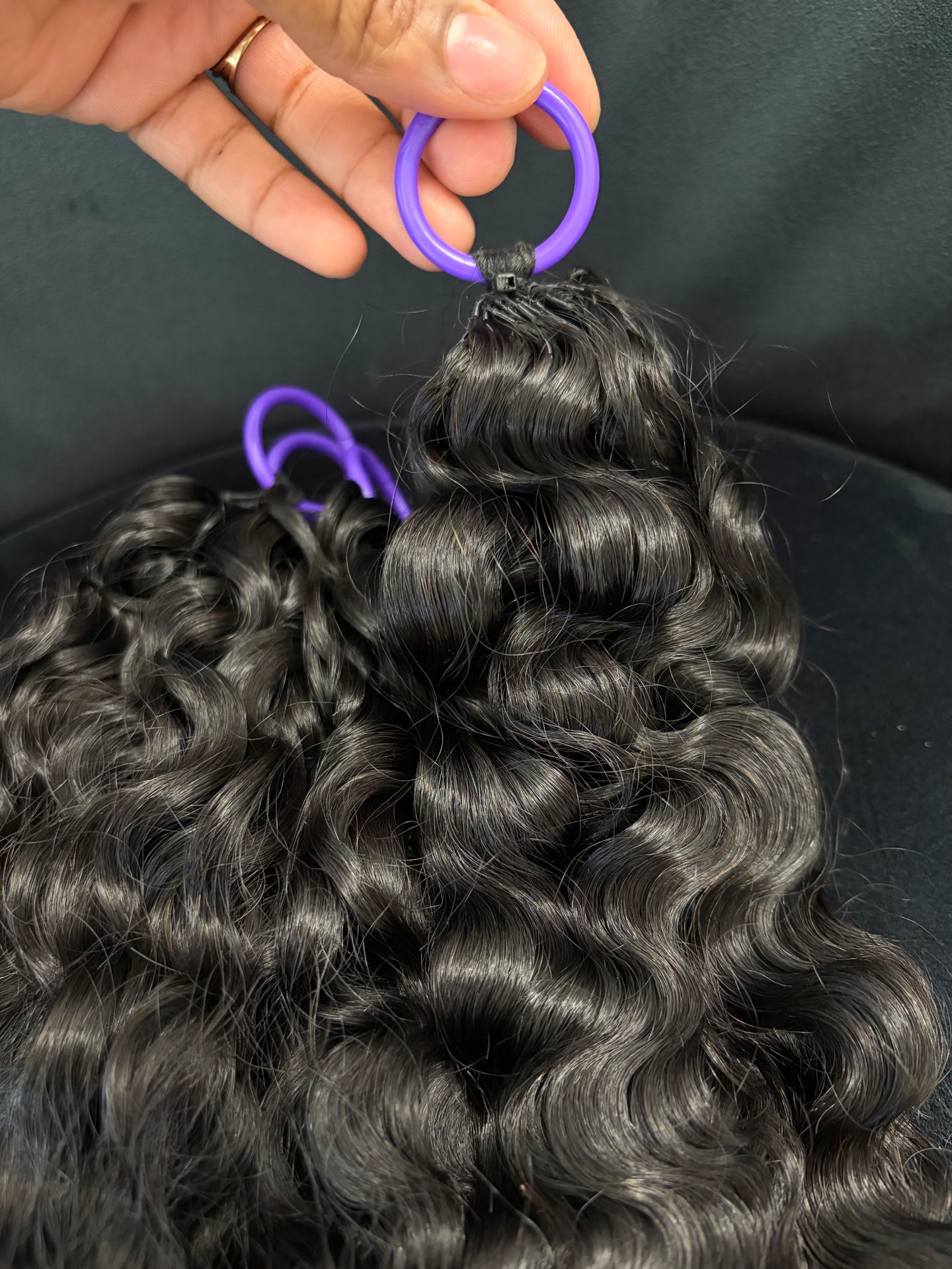 Crochet Burmese Curly texture